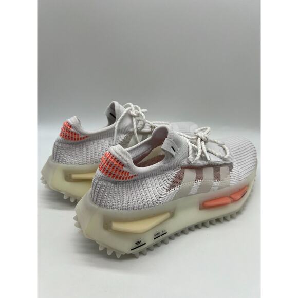Adidas Women's NMD S1 Low Shoes Coral White HQ4465 Size 7 NWT - Picture 6 of 12